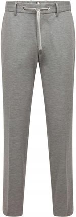 Hugo Boss szare spodnie slim fit z wiskozą 46 Ceny i opinie - Main Image