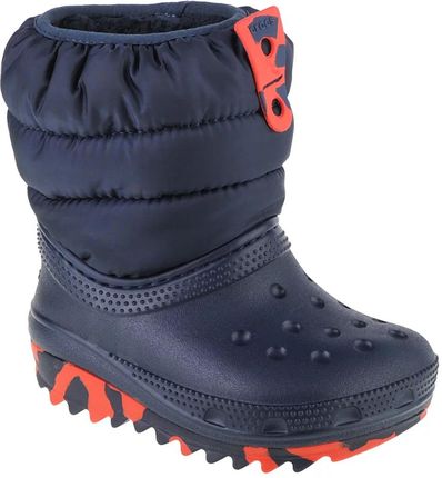 Crocs Classic Neo Puff Boot Toddler 207683-410 : Kolor - Granatowe, Rozmiar - 19/20