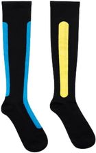 Zdjęcie Skarpety kompresyjne Ostrichpillow Bamboo Socks - blue azure / yellow moss - Nasielsk