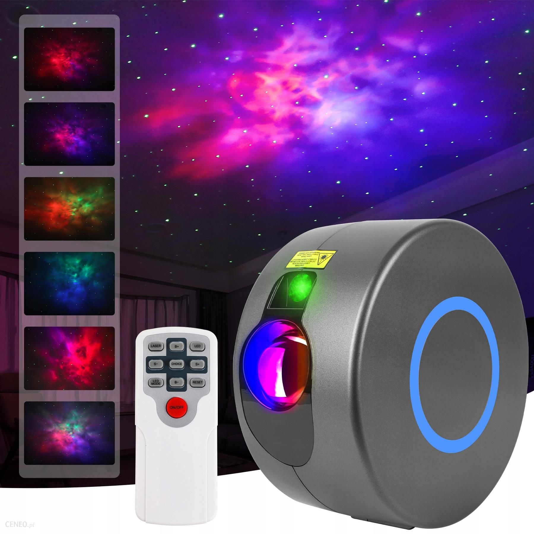Projektor gwiaździstego nieba Galaxy projektor LED (BRAKK) • Cena