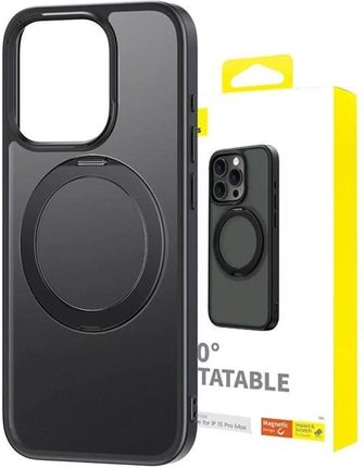 Baseus Magnetic Phone Case For Iphone 15 Promax Cyberloop Series Black