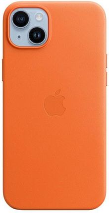 Apple Iphone 14 Plus Leather Case With Magsafe Orange