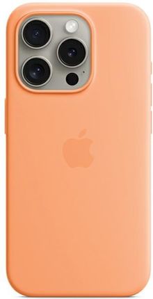 Apple Etui Mt1W3Zm A Iphone 15 Pro Max 6 7" Magsafe Pomarańczowy Orange Sorbet Silicone Case