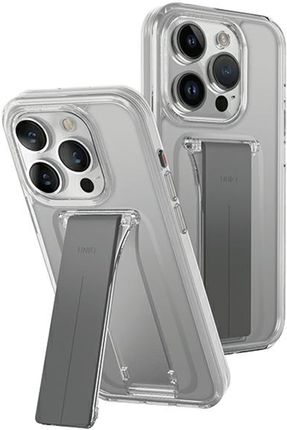 Uniq Etui Heldro Mount With Stand Iphone 15 Pro Max 6 7" Przeźroczysty Lucent Clear