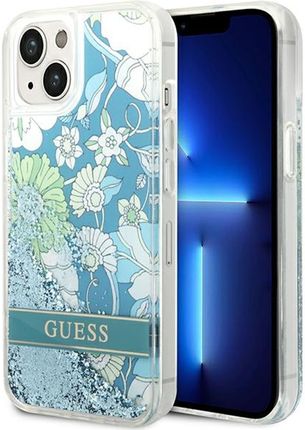 Guess Guhcp14Mlflsn Iphone 14 Plus 6 7" Zielony Green Hardcase Flower Liquid Glitter