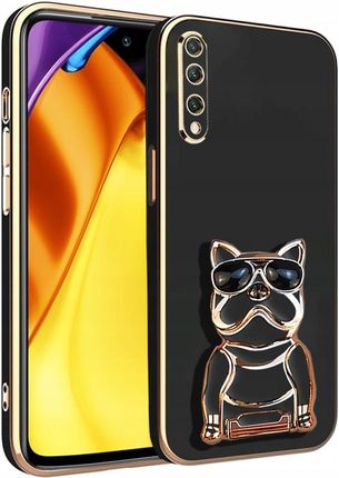 Itel Etui Glamour Dog 6D Do Samsung A50 Uchwyt Podstawka Silikon Case Skło