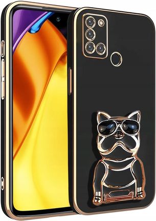 Itel Etui Glamour Dog 6D Do Samsung A21S Uchwyt Podstawka Silikon Case Szkło