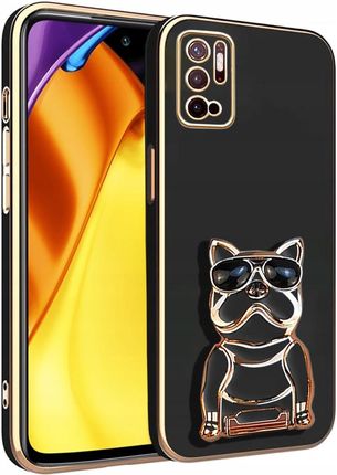 Itel Etui Glamour Dog 6D Do Xiaomi Redmi Note 10 5G Uchwyt Podstawka Szkło