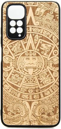 Bewood Drewniane Etui Xiaomi Redmi Note 11 11S Kalendarz Aztecki Aniegre