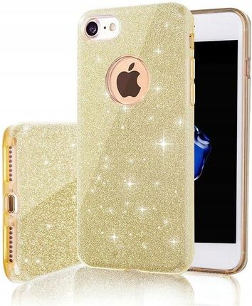 Brokatowe Etui Na Telefon Nakładka Glitter 3W1 Do Xiaomi Redmi Note 12 4G Złota