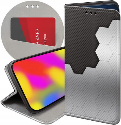 Hello Case Etui Z Klapką Do Xiaomi 12T 12 Pro Szare Metallic Grey Futerał