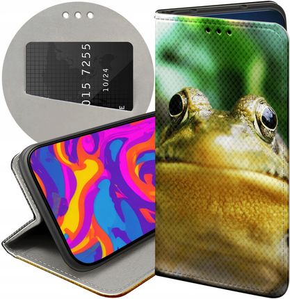 Hello Case Etui Z Klapką Do Samsung Galaxy S10 Żabka Żaba Frog Futerał Pokrowiec