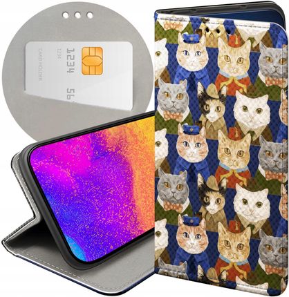 Hello Case Etui Z Klapką Do Xiaomi Mi A2 6X Koty Kociaki Kotki Futerał