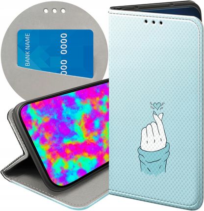Hello Case Etui Z Klapką Do Huawei Honor X7A Niebieskie Blue Blau Futerał