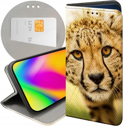 Hello Case Etui Z Klapką Do Huawei Honor X50 5G Gepard Cętki Panterka Futerał