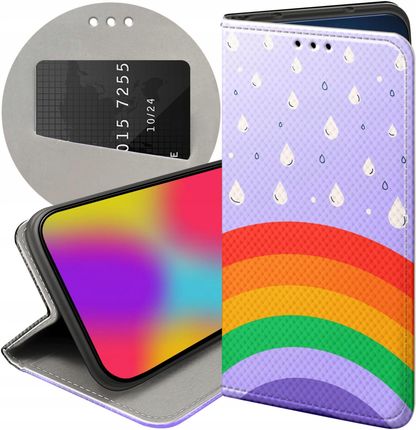Hello Case Etui Z Klapką Do Samsung Galaxy Xcover 4 4S Tęcza Rainbow Futerał