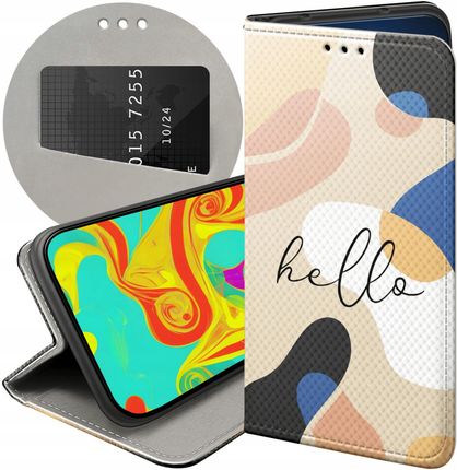 Hello Case Etui Z Klapką Do Samsung Galaxy M52 5G Abstrakcja Kształty