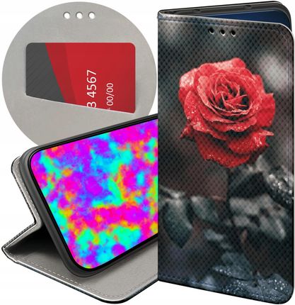 Hello Case Etui Z Klapką Do Samsung Galaxy M52 5G Róża Różą Rose Futerał