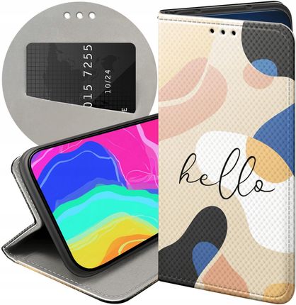 Hello Case Etui Z Klapką Do Samsung Galaxy J7 2016 Abstrakcja Kształty
