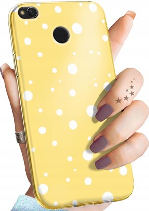 Hello Case Etui Do Xiaomi Redmi 4X Kropki Grochy Bokeh Dots Obudowa Pokrowiec