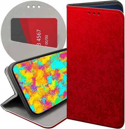 Hello Case Etui Z Klapką Do Samsung Galaxy J7 2016 Czerwone Serca Róże Futerał