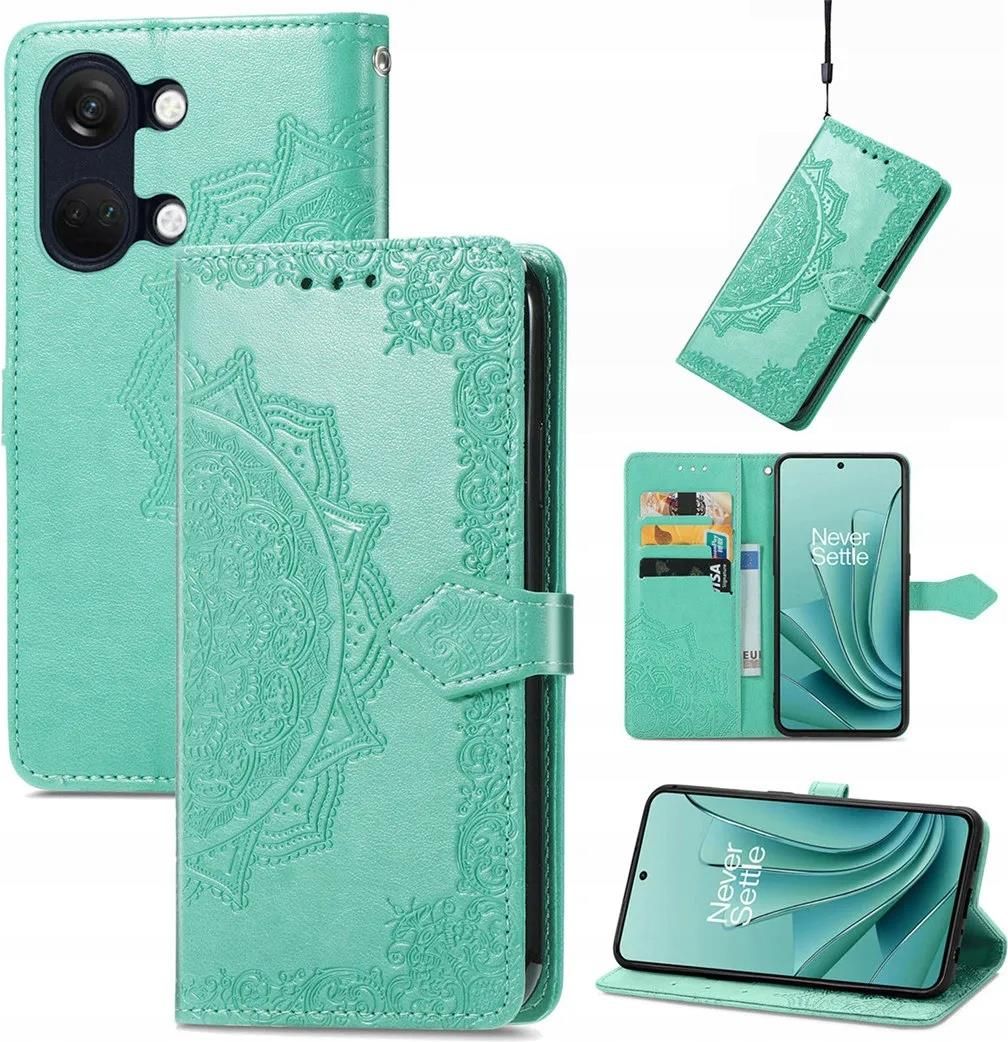 SATURCASE Custodia per OnePlus Nord 2T, anello Kickstand Hybrid 2 in 1