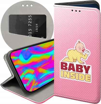 Hello Case Etui Z Klapką Do Samsung Galaxy A7 2018 Ciążowe Pregnant Baby Shower