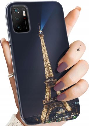 Hello Case Etui Do Xiaomi Poco M3 Pro 5G Paryż Francja Eiffel Obudowa
