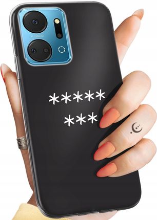 Hello Case Etui Do Huawei Honor X7A Z Napisami Napisy Teksty Obudowa Pokrowiec
