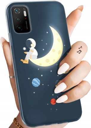 Hello Case Etui Do Xiaomi Poco M3 Pro 5G Księżyc Gwiazdy Kosmos Planety