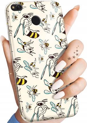 Hello Case Etui Do Xiaomi Redmi 4X Owady Motyle Pszczółki Obudowa Pokrowiec