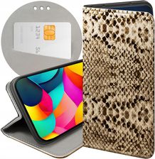 Hello Case Etui Z Klapką Do Iphone 13 Mini Wąż Skóra Węża Snake Futerał