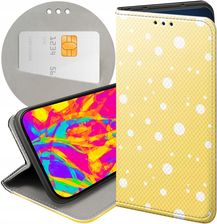 Hello Case Etui Z Klapką Do Xiaomi Redmi Note 7 Kropki Grochy Bokeh Dots Futerał