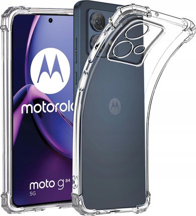 Krainagsm Etui Do Motorola Moto G84 5G Anti Shock Pancerne Case Plecki Szkło 9H