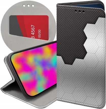 Hello Case Etui Z Klapką Do Xiaomi Mi 10T Lite Szare Metallic Grey Futerał