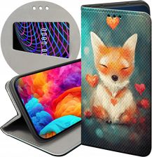 Hello Case Etui Z Klapką Do Iphone 14 Plus Liski Lisy Fox Futerał Pokrowiec