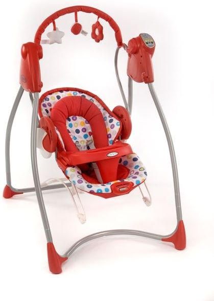 Шезлонг качели graco swing n bounce