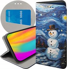Hello Case Etui Z Klapką Do Iphone 14 Plus Bałwan Zima Śnieg Futerał Pokrowiec