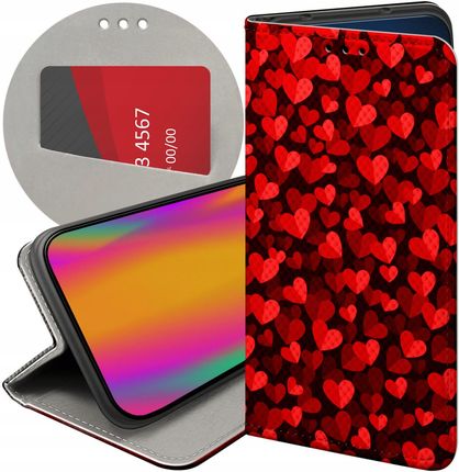 Hello Case Etui Z Klapką Do Xiaomi Redmi 12 4G 5G Walentynki Miłość Serce