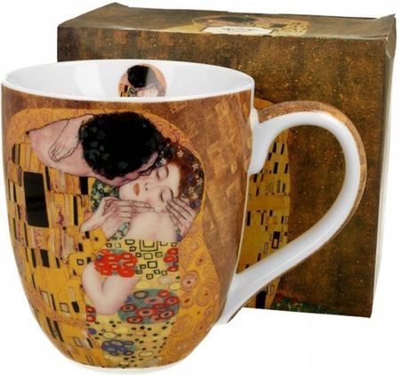 Duo Kubek Porcelanowy Xxl Pocałunek 1000Ml G.Klimt