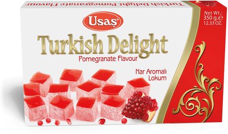 Turecki słodszy Galaretki Lokum z owoców granatu usas 350g
