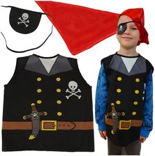 Zdjęcie Kostium Strój Karnawałowy Pirat Żeglarz 3-8 lat - Kcynia