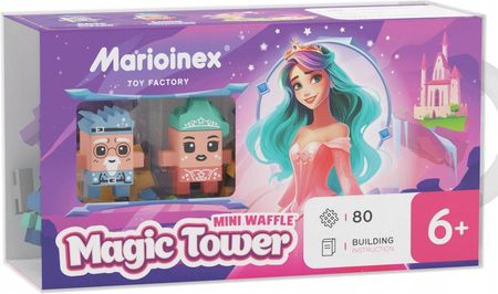 Marioinex Mini Waffle Księżniczka Magiczna Wieża 80El. 905807