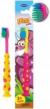 Mattes Szczoteczka do zębów dla dzieci Dino Smile M66 Soft 3+ biało- fioletowa