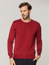 Zdjęcie Bordowy sweter z okrągłym dekoltem - Radlin