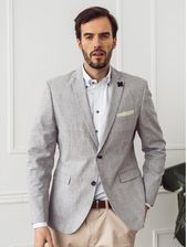 Zdjęcie Jasnoszara marynarka Thomas Goodwin w kratę Księcia Walii - Bytom