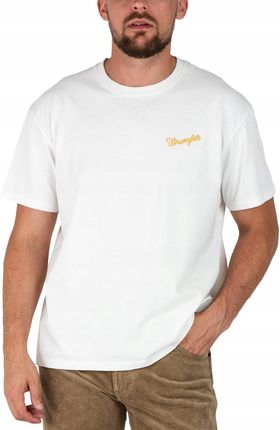 T-shirt Wrangler Slogan Tee 112341175 W70NEEW02 Worn White XL