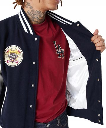 Kurtka męska New Era przejściowa bejsbolówka la Los Angeles