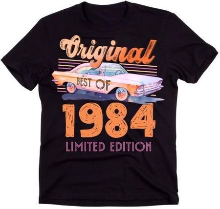 Męska koszulka na czterdzieste urodziny 1984