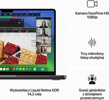 Laptop Apple MacBook Pro 14/M3 Pro/36GB/1TB/macOS